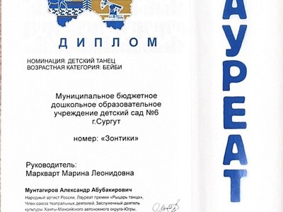 Диплом 2 место